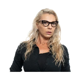 نظارات (إطارات) من المعدن البني والبلاستيك