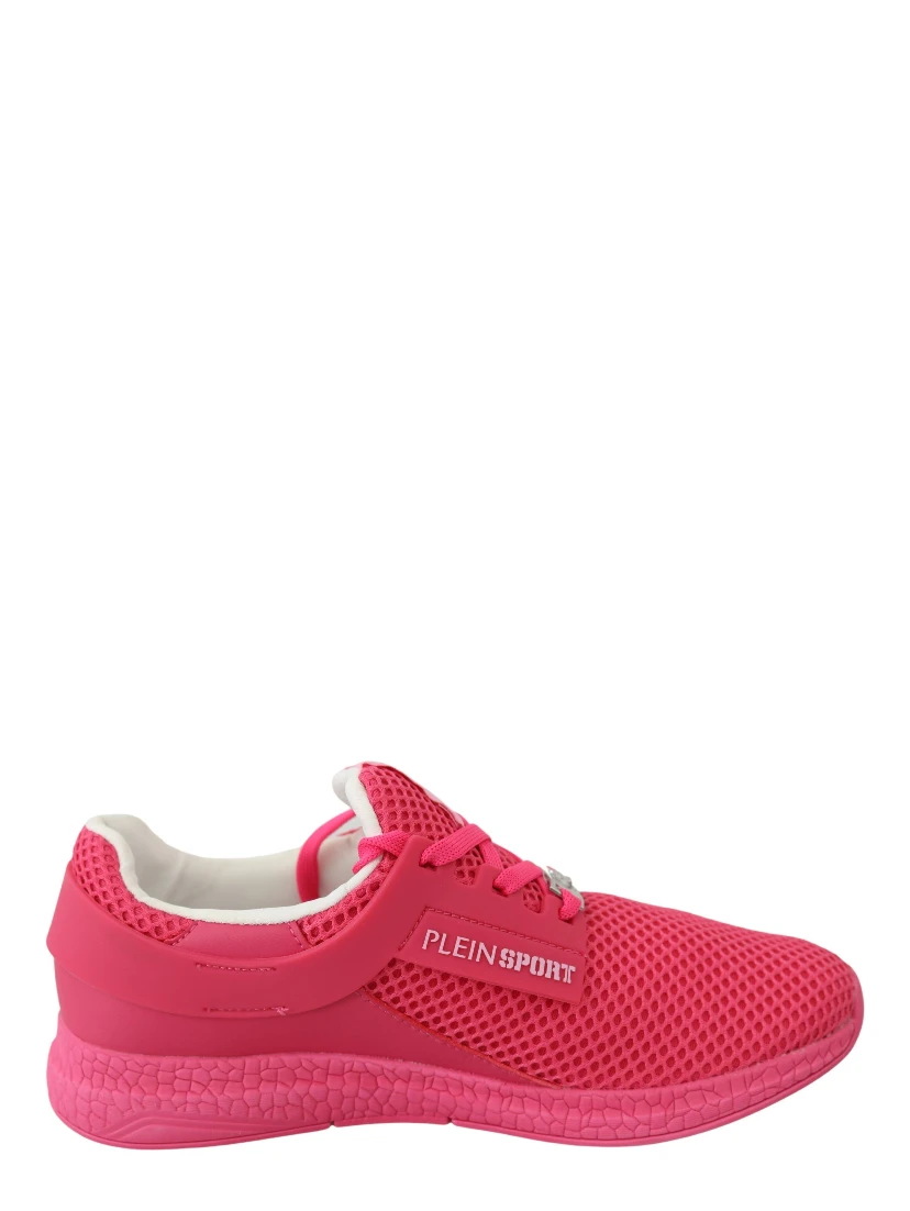 Fuxia Beetroot Polyester Runner Becky Sneakers Shoes