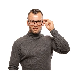Brown Plastic Glasses (Frames)