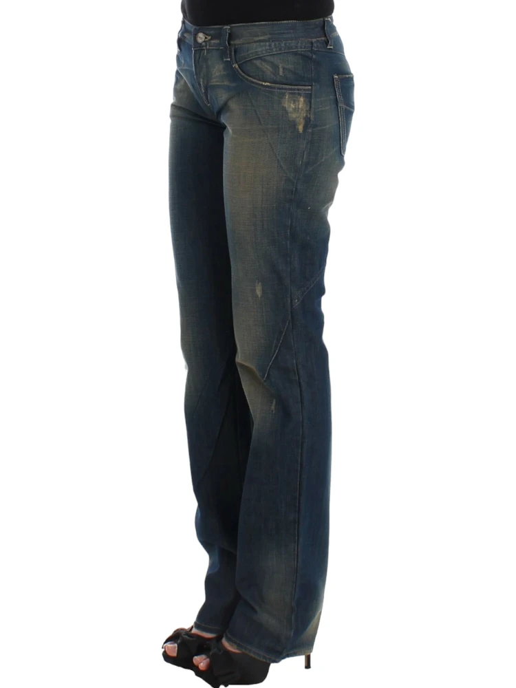 Blue straight leg jeans alternative