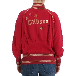 Pink Mock Zip Cardigan Sweatshirt Sweater