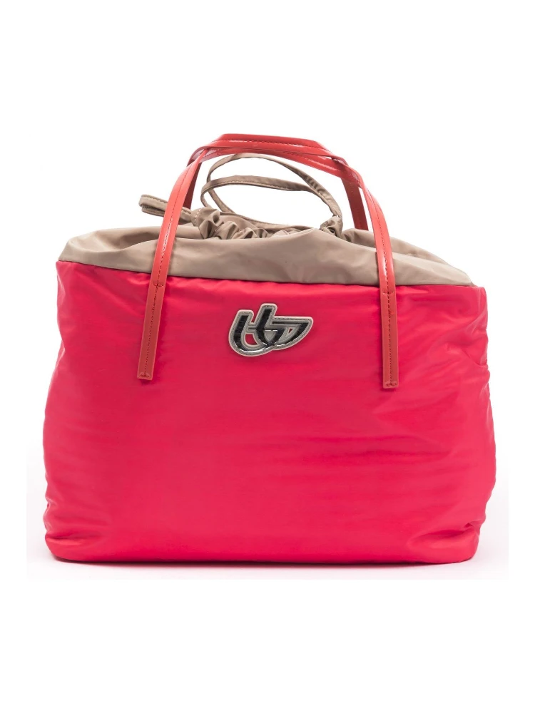 Red Polyester Shoulder Bag