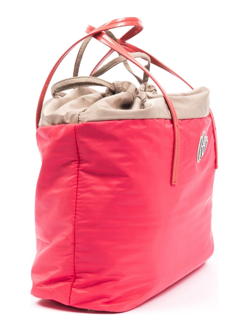 Red Polyester Shoulder Bag
