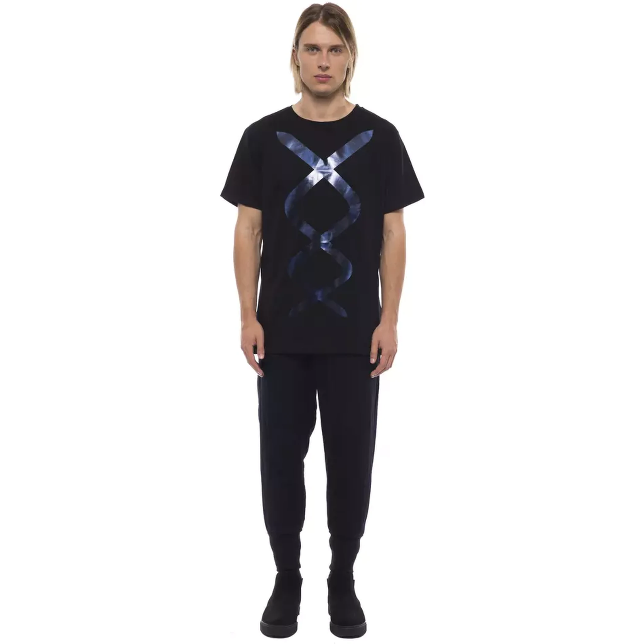 Black Cotton T-Shirt