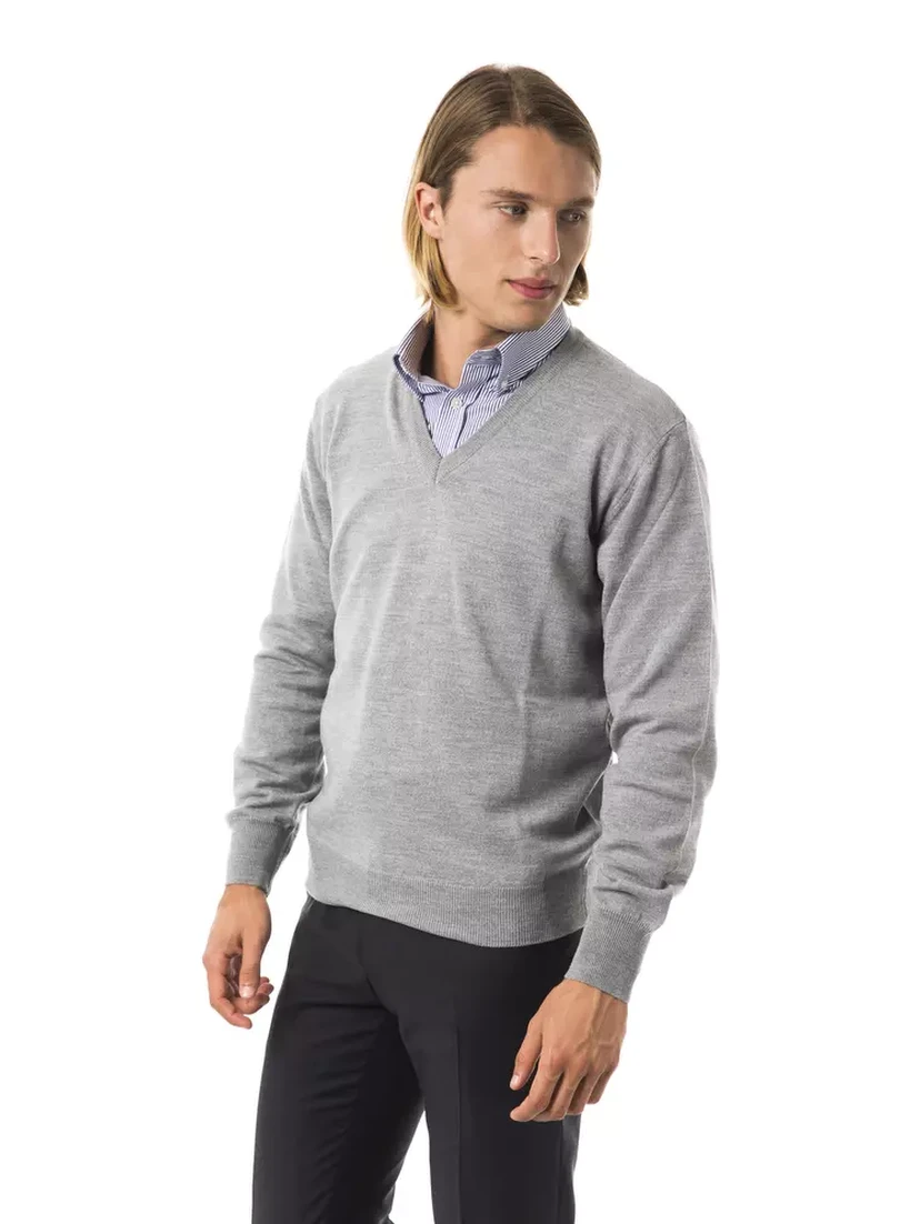 Gray Wool Sweater