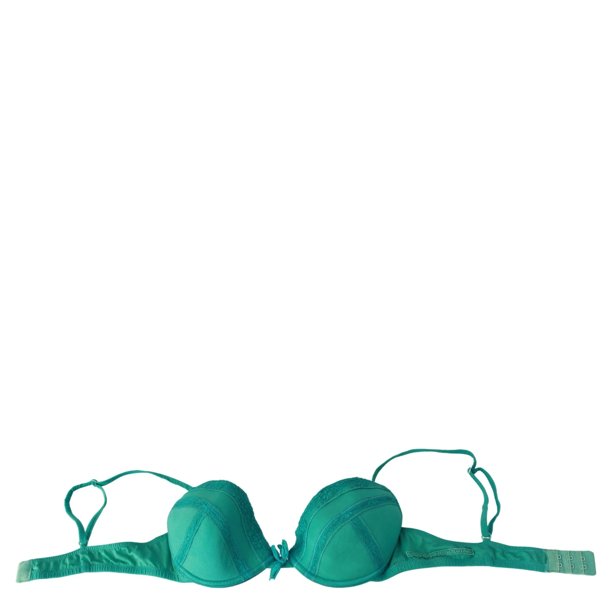 Green Push Up Bra 100% Cotton Underwear