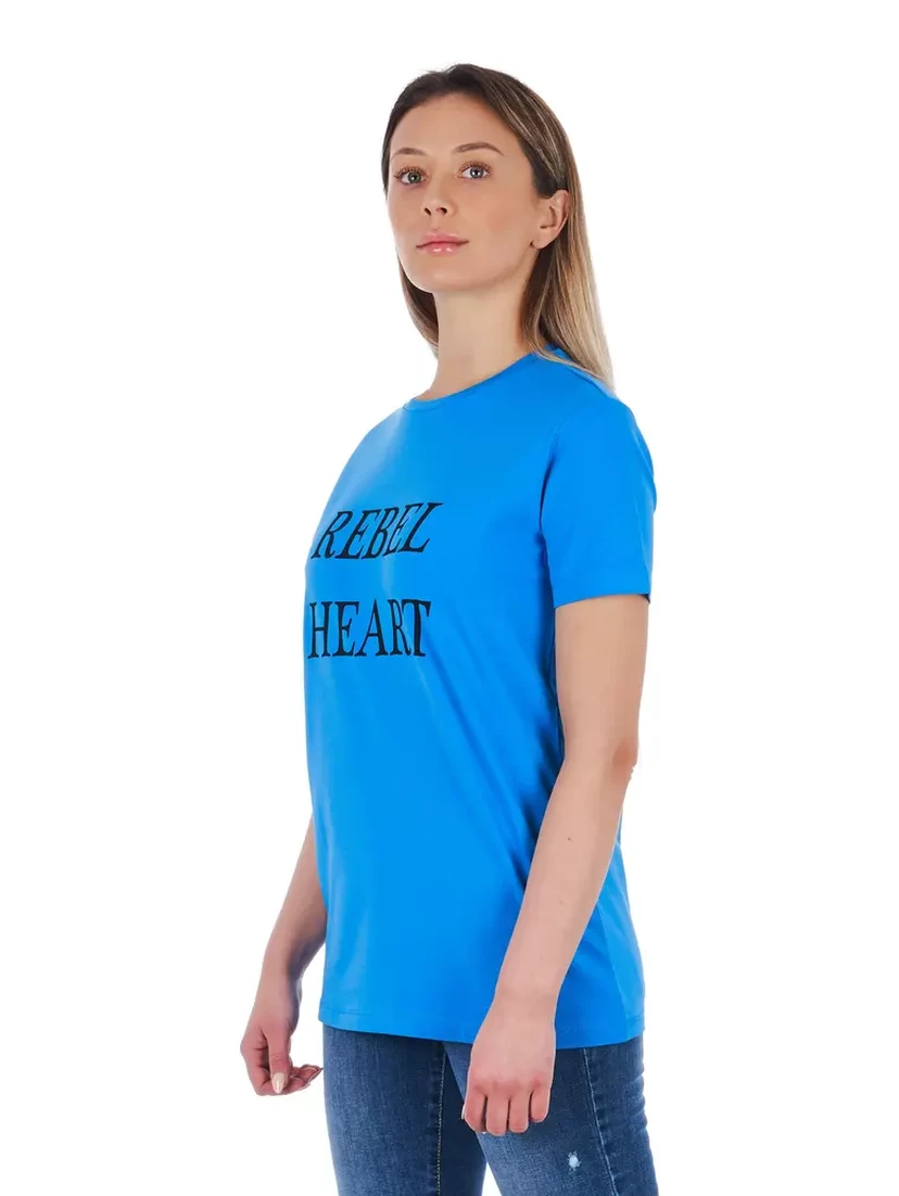 Light Blue Cotton T-Shirt