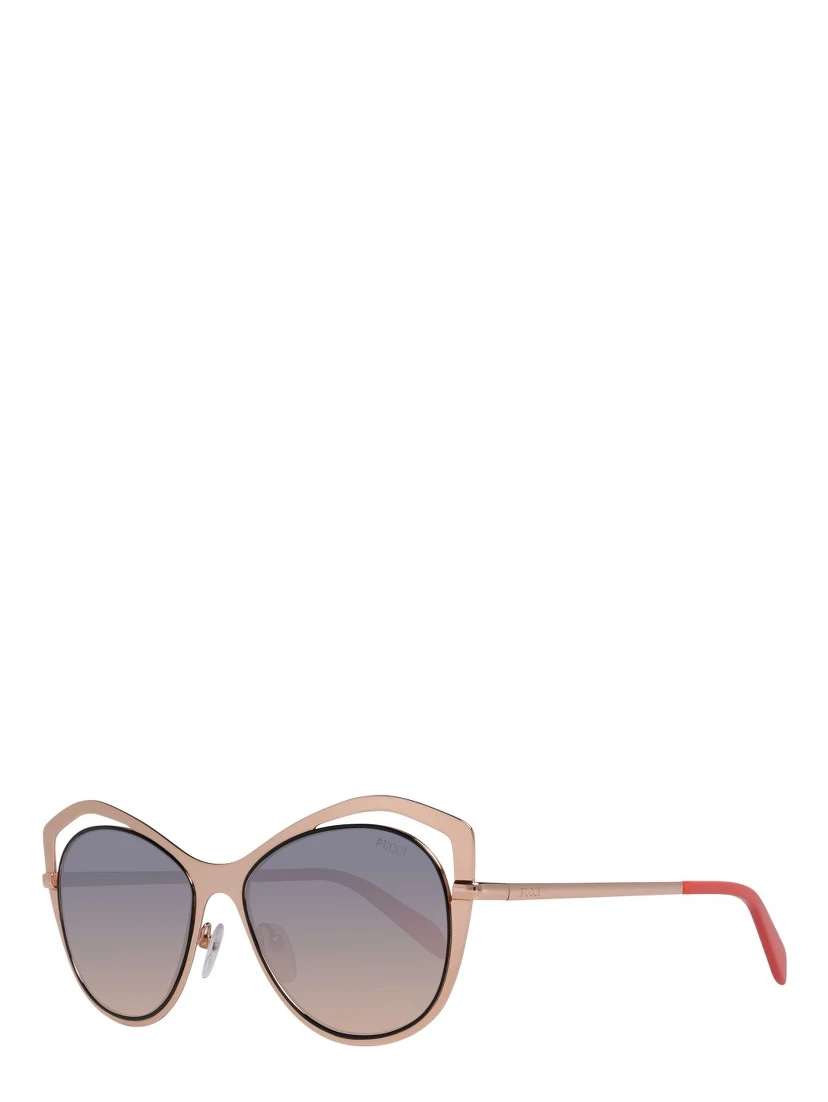 Rose Gold Metal Sunglasses