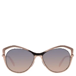 Rose Gold Metal Sunglasses