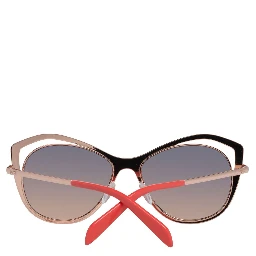 Rose Gold Metal Sunglasses