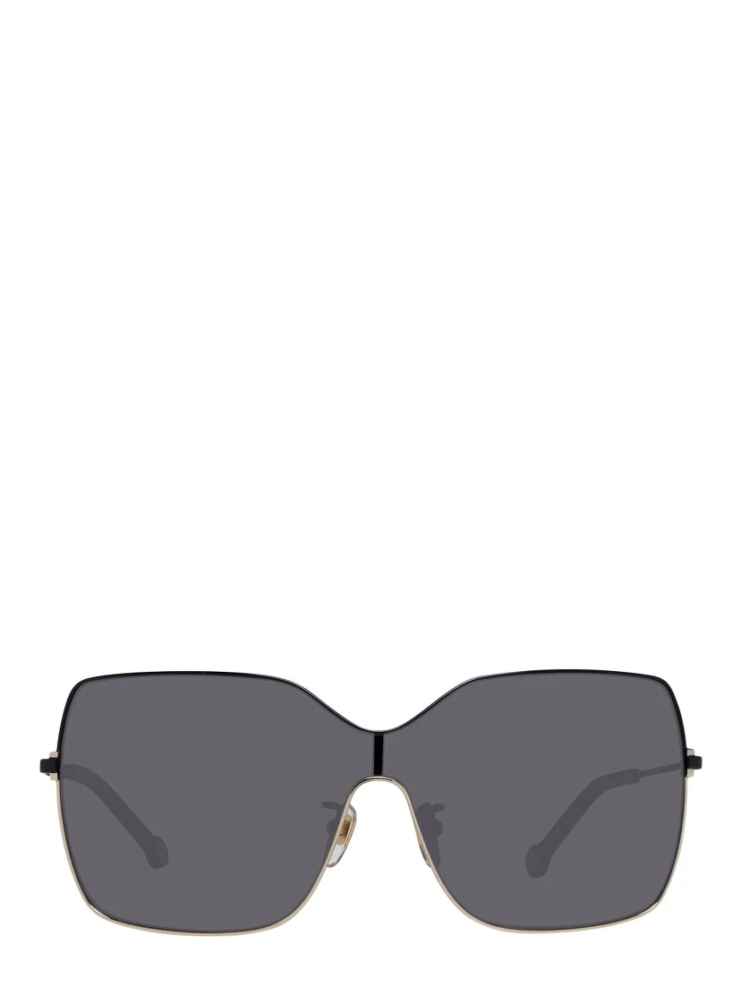 logo-plaque frameless sunglasse