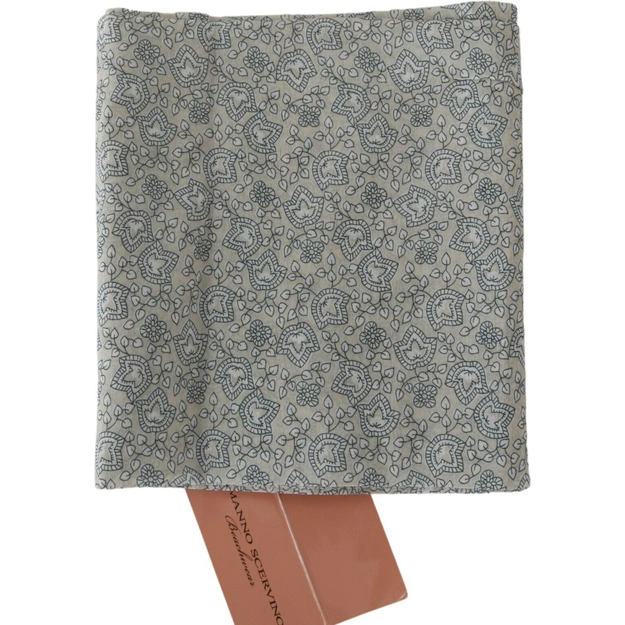 Beige Blue Belt Wrap Beachwear Waist