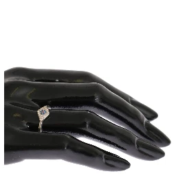 Blue Red CZ 925 Silver Womens Clear Ring