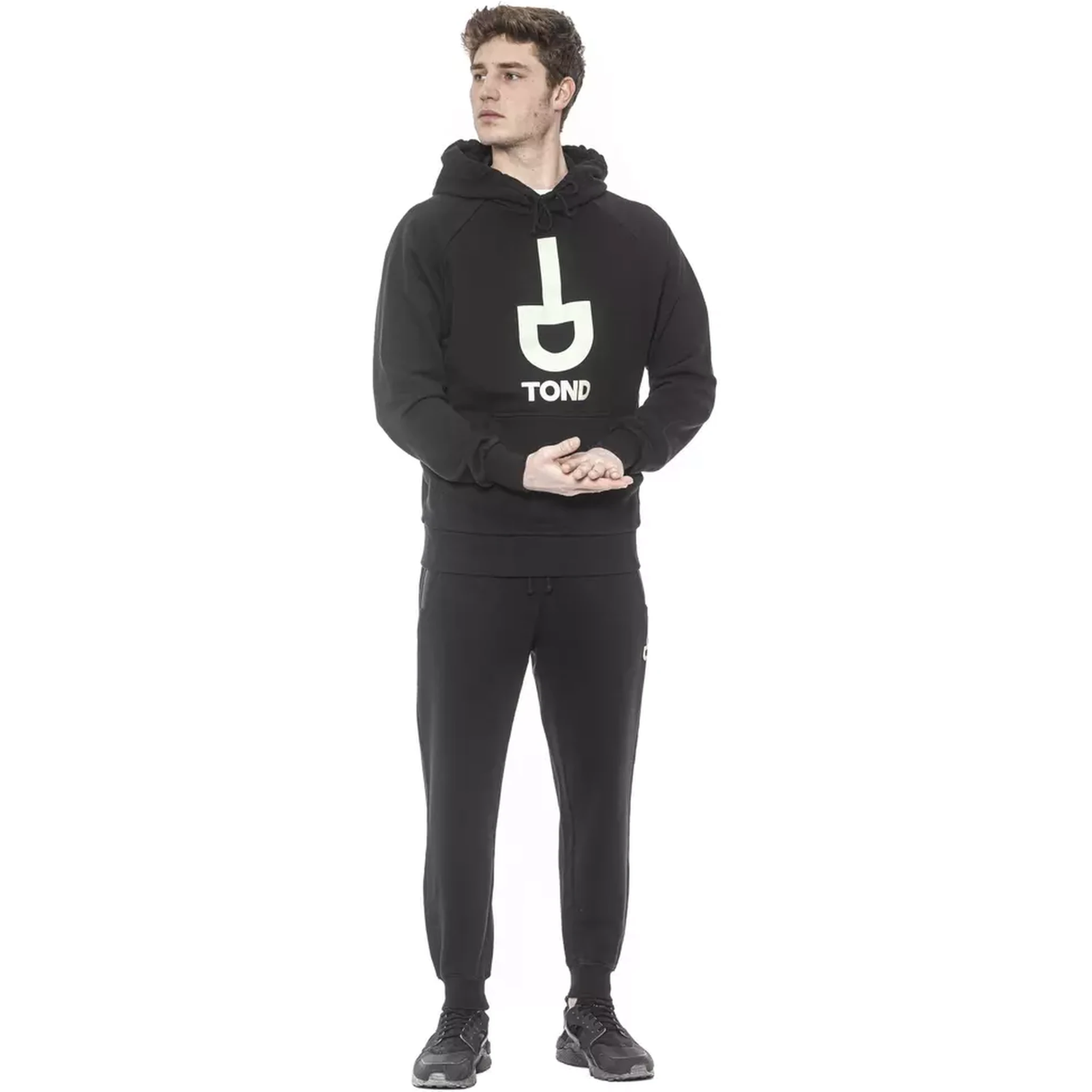 Black Cotton Sweater