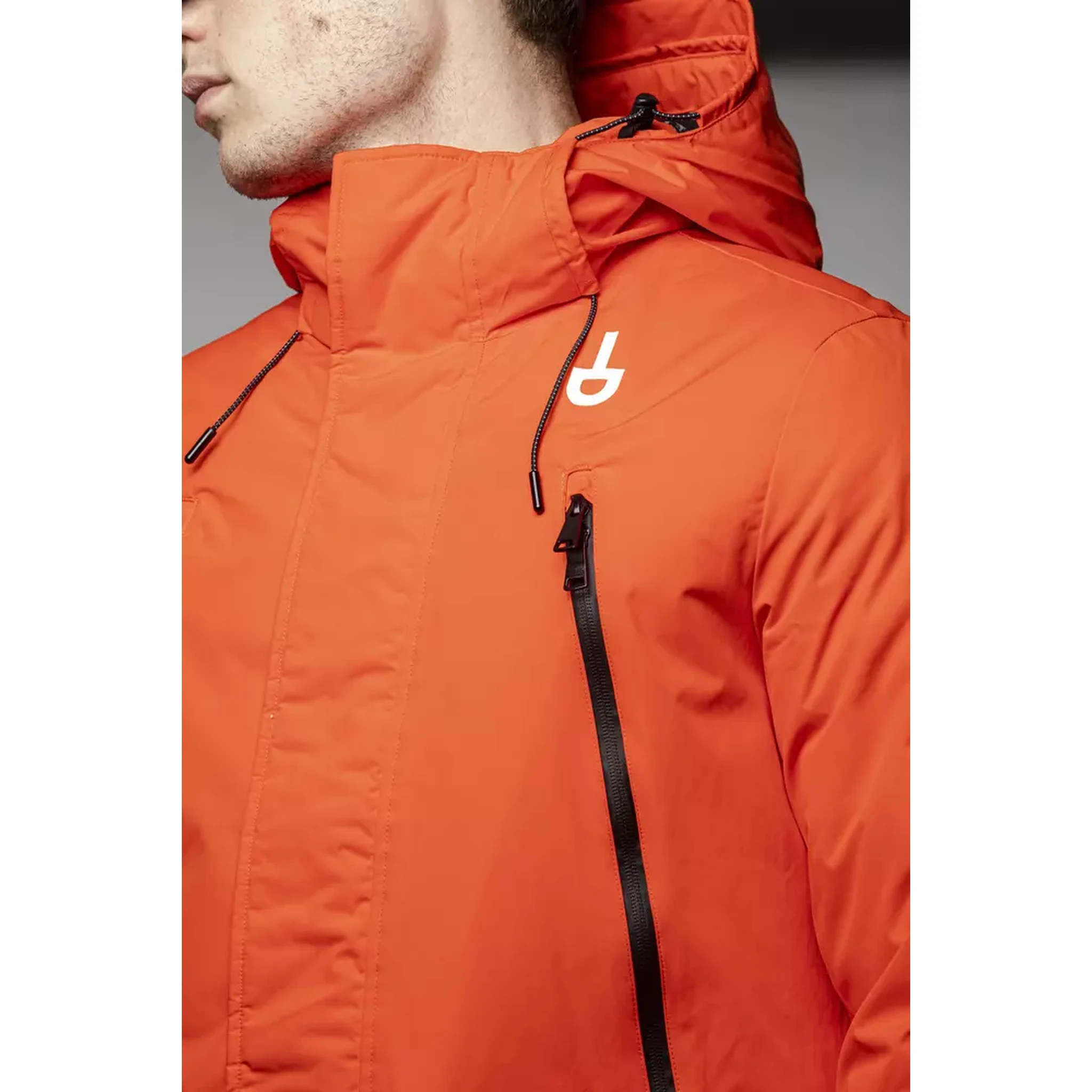 Red Polyester Jackets & Coat