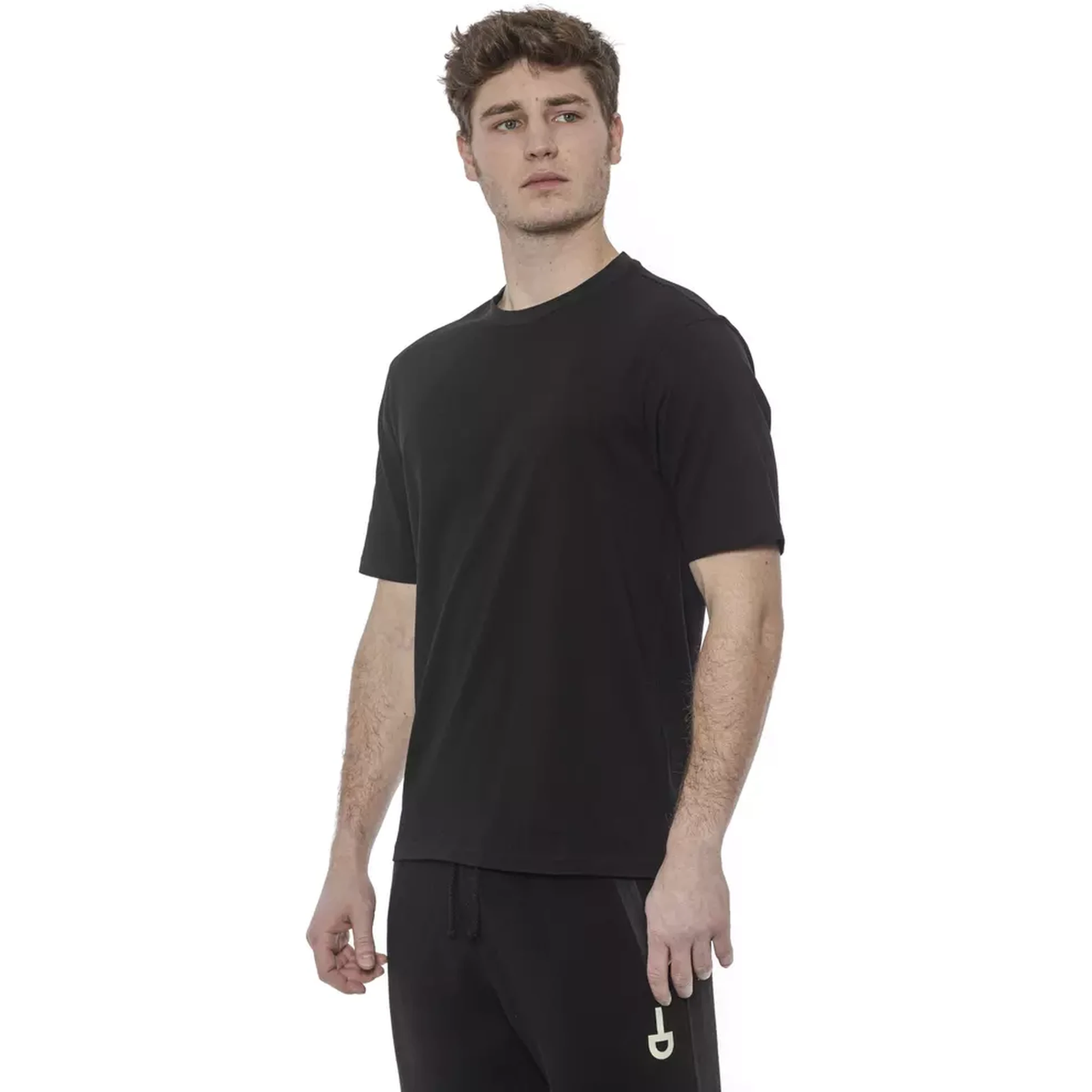 Black Cotton T-Shirt