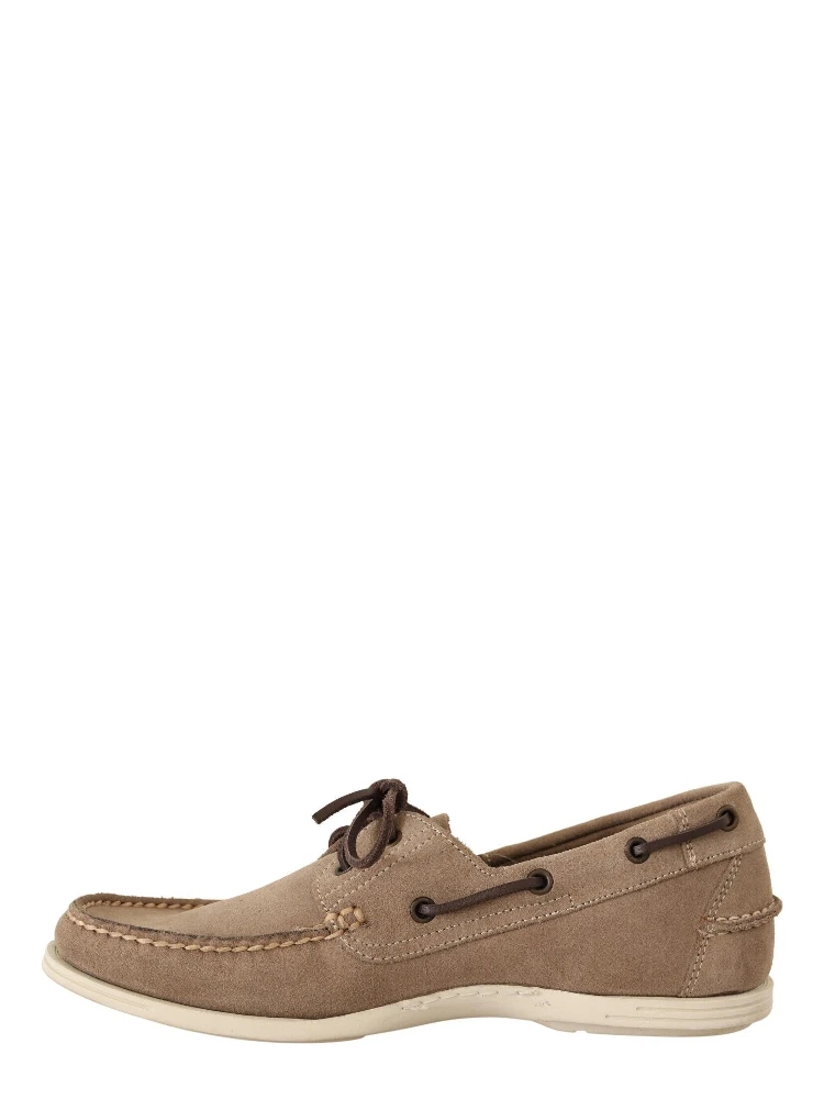Beige Suede Low Top Mocassin Loafers Casual Men Shoes alternative