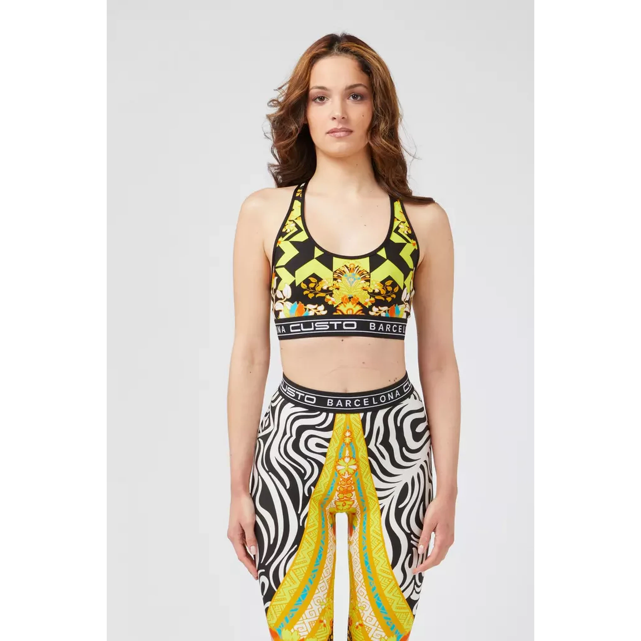 Yellow Polyamide T-Shirt