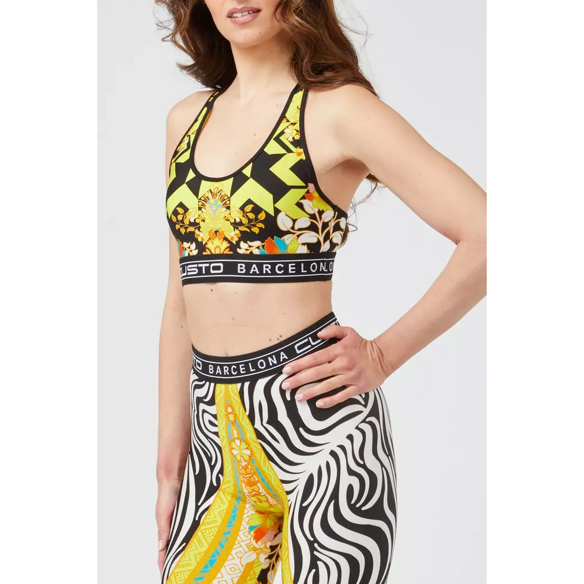 Yellow Polyamide T-Shirt