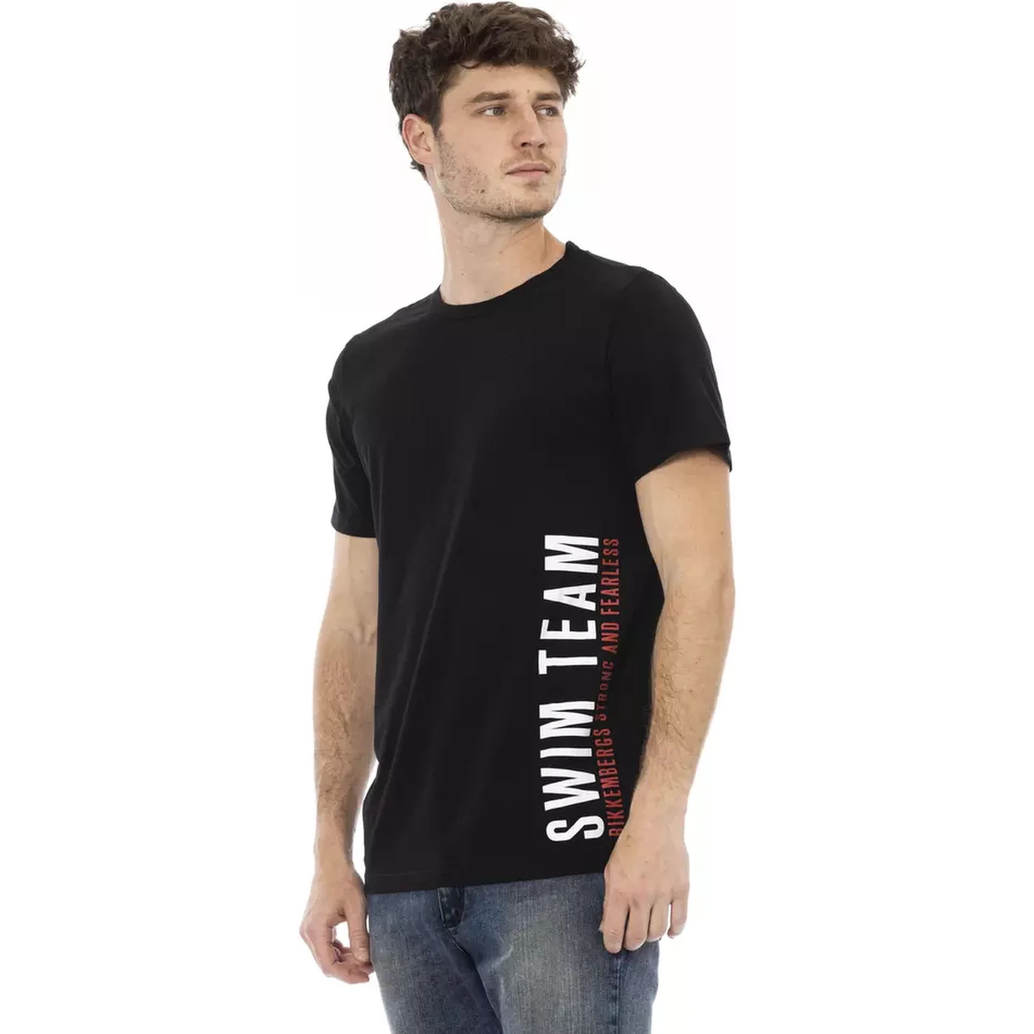 Black Cotton T-Shirt