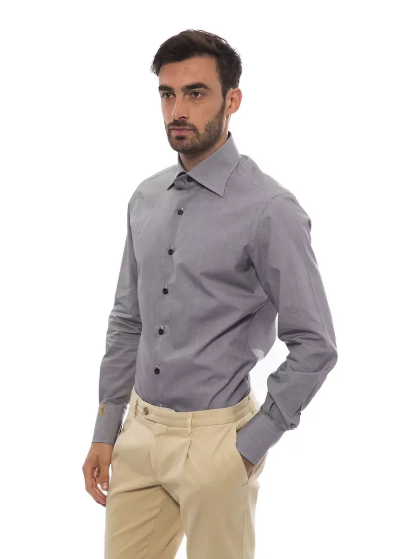 Black And White Cotton Shirt