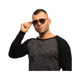 نظارات شمسية معدنية رمادية