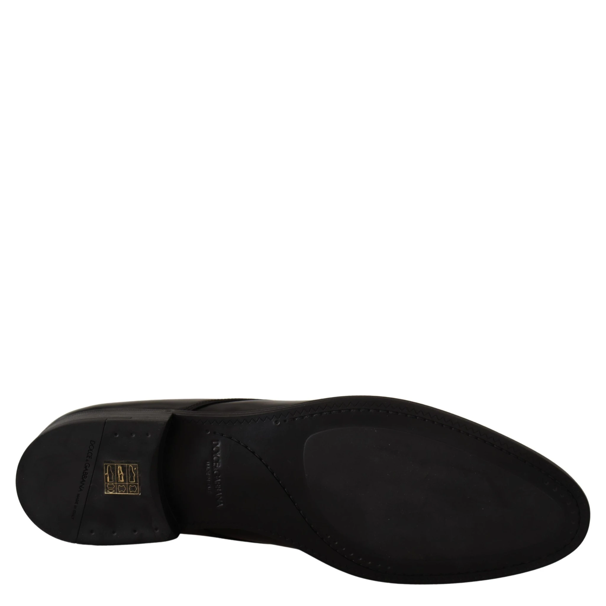 Black Leather Lace Up Formal Derby Shoes
