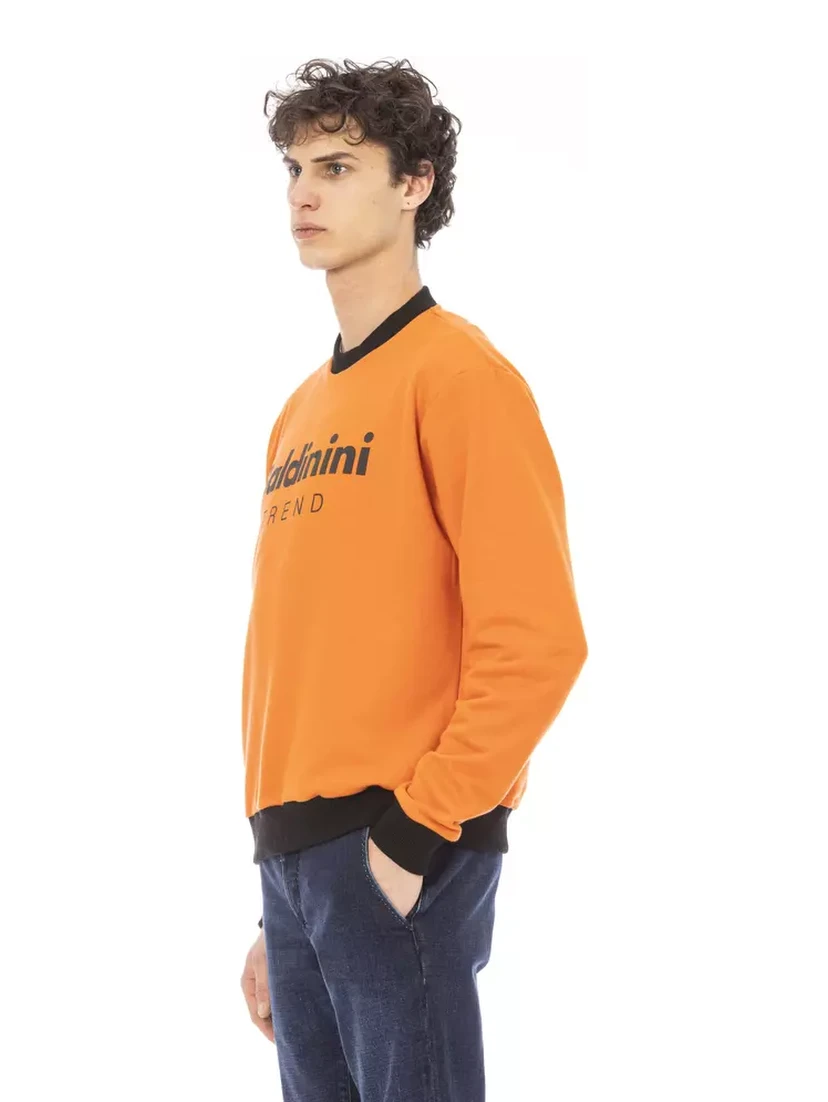 Orange Cotton Sweater