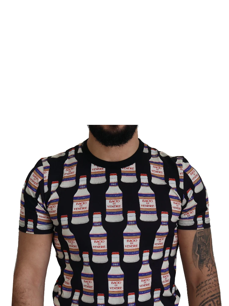 Black Bacio Di Venere Cotton Crew T-shirt alternative