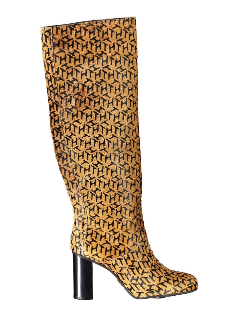 TH Monogram Knee-High Boots