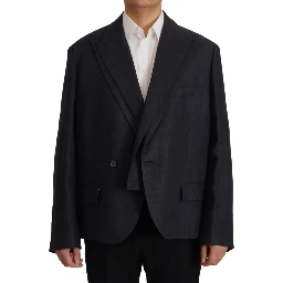 Blue Linen Formal Mens Blazer Jacket
