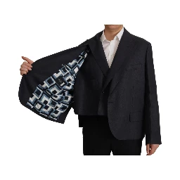 Blue Linen Formal Mens Blazer Jacket