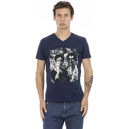 Blue Cotton T-Shirt