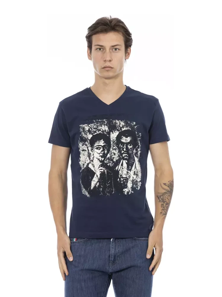 Blue Cotton T-Shirt