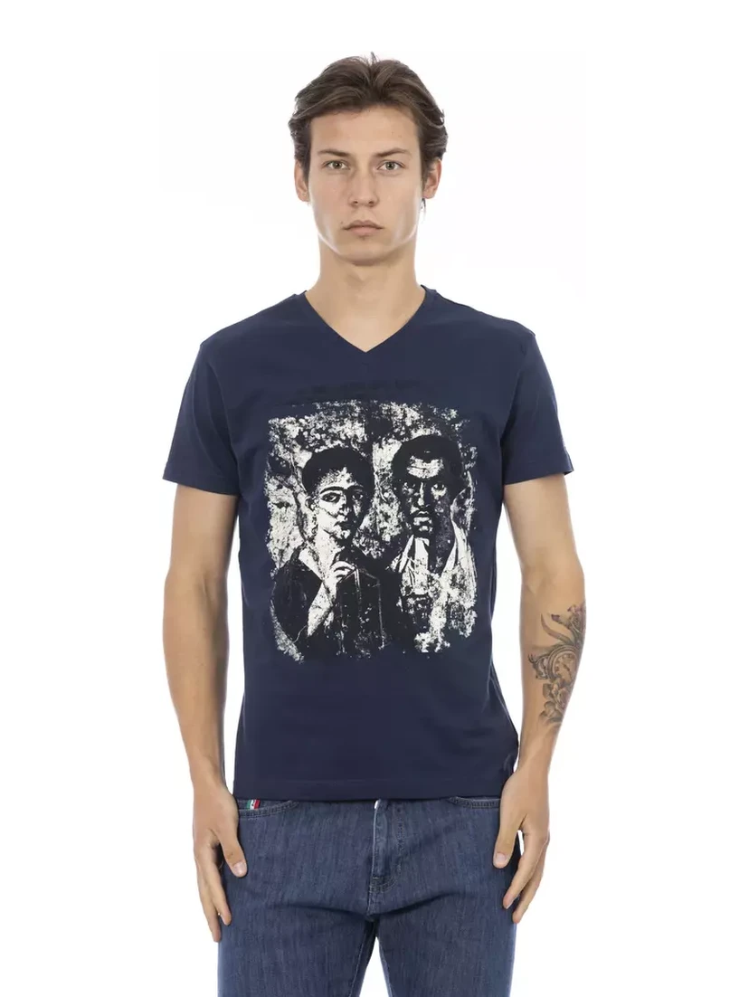 Blue Cotton T-Shirt