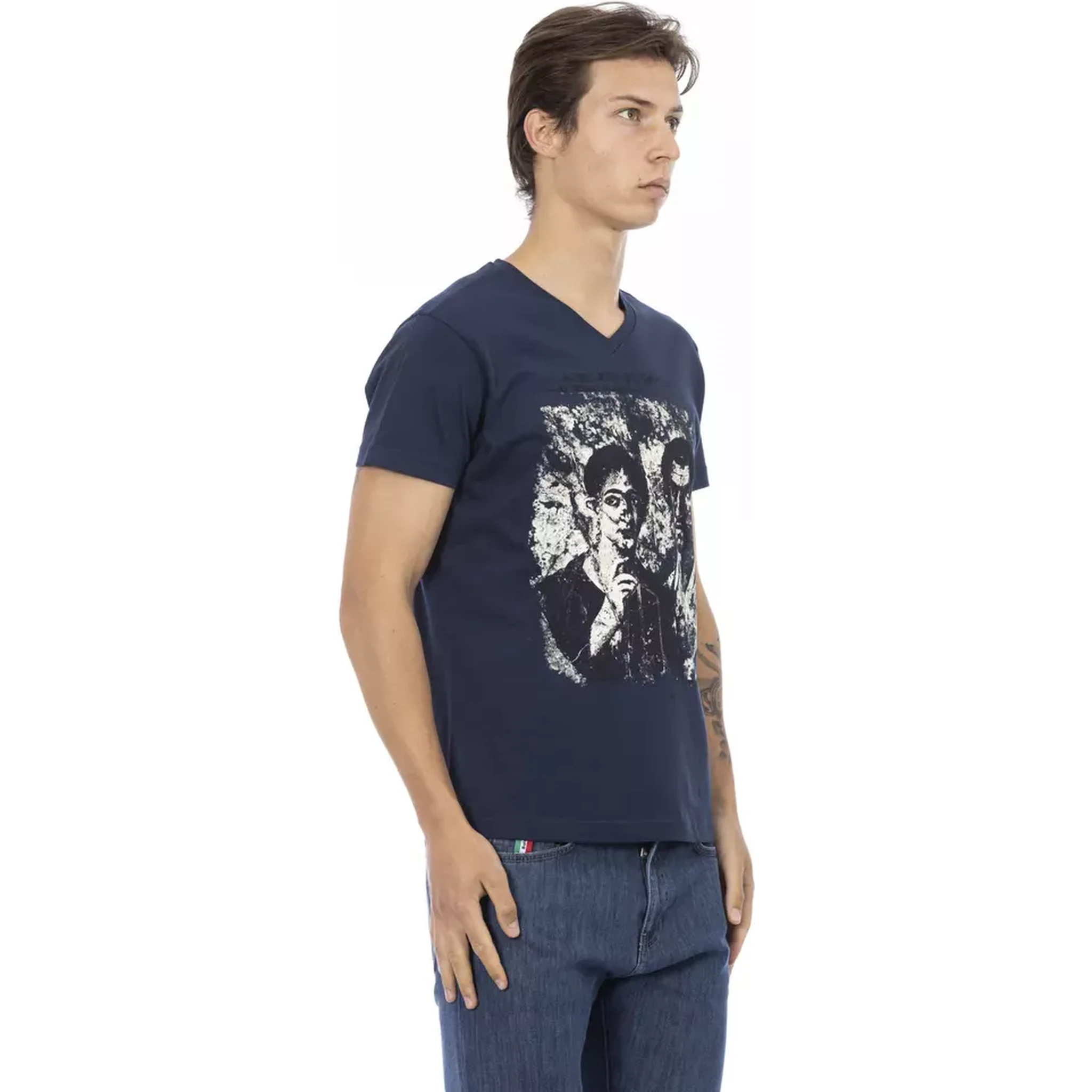 Blue Cotton T-Shirt