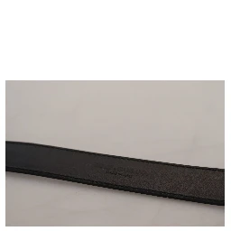 Blue Leather Silver Metal Buckle Vintage Belt