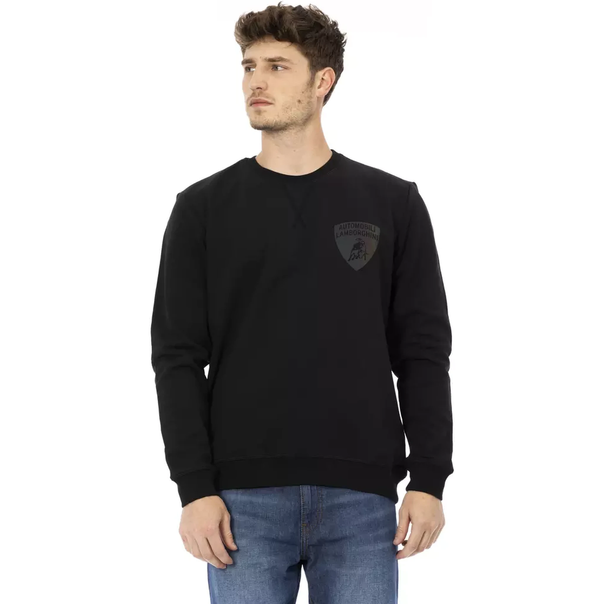 Black Cotton Sweater