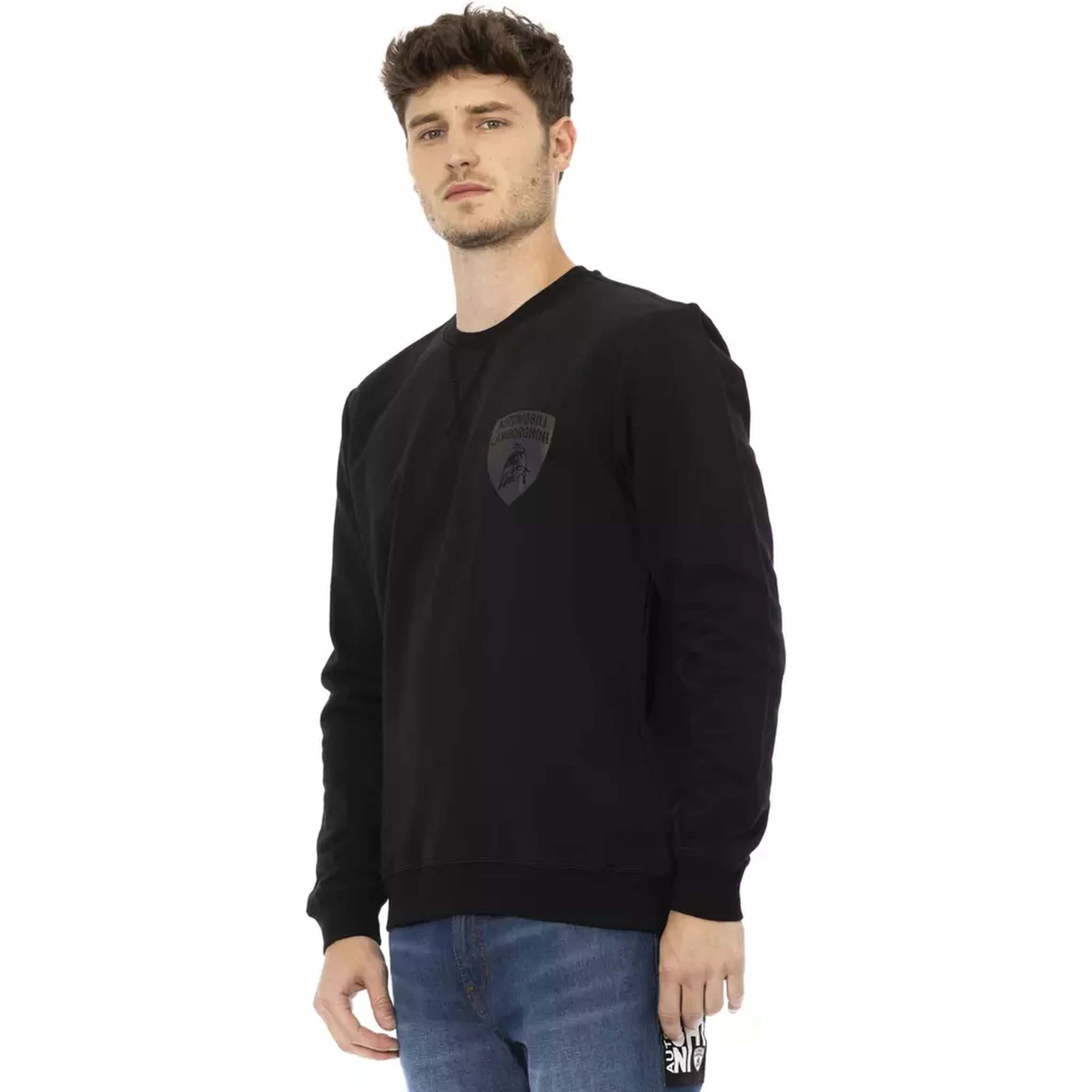 Black Cotton Sweater
