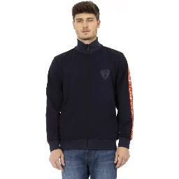 Blue Polyester Sweater