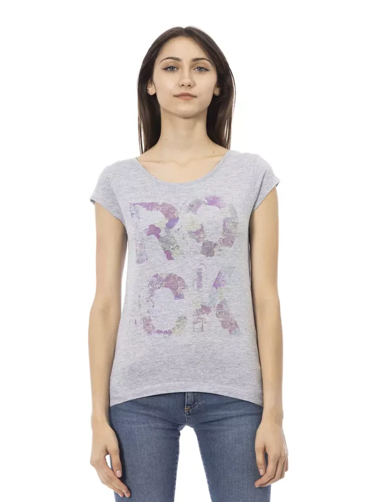 Gray Cotton T-Shirt