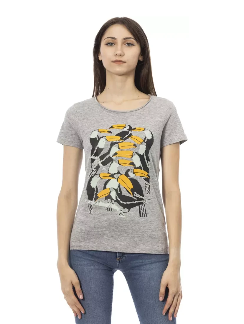 Gray Cotton T-Shirt