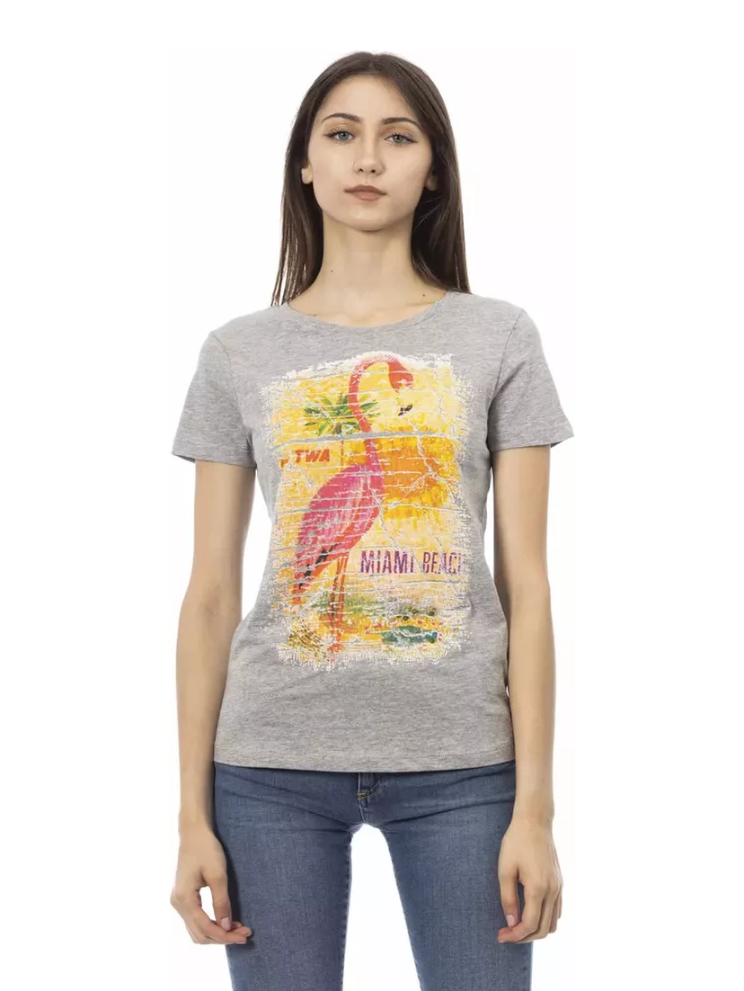 Gray Cotton T-Shirt