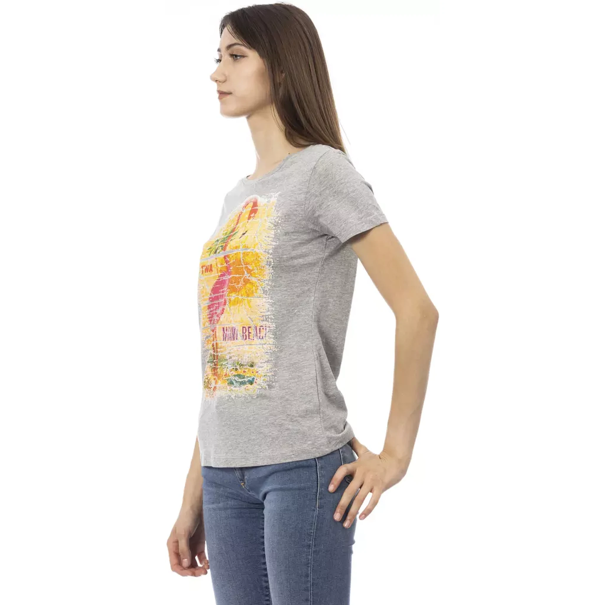 Gray Cotton T-Shirt
