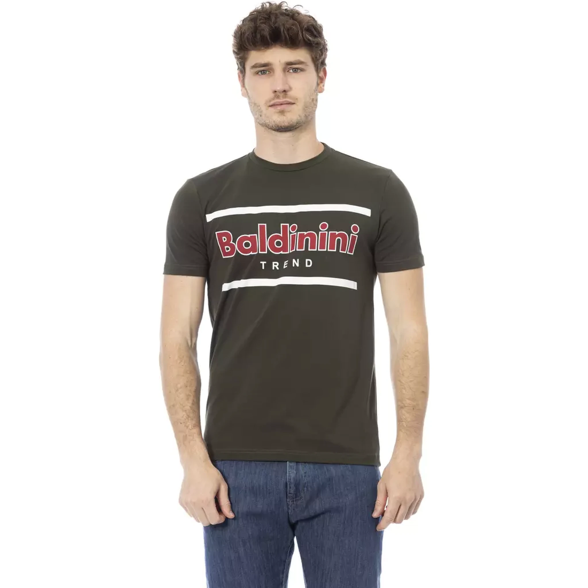 Baldinini Trend Emerald Elegance Cotton Tee