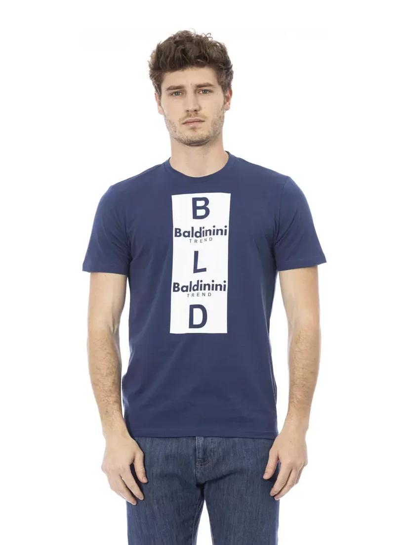 Blue Cotton T-Shirt