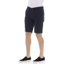 Blue Cotton Short