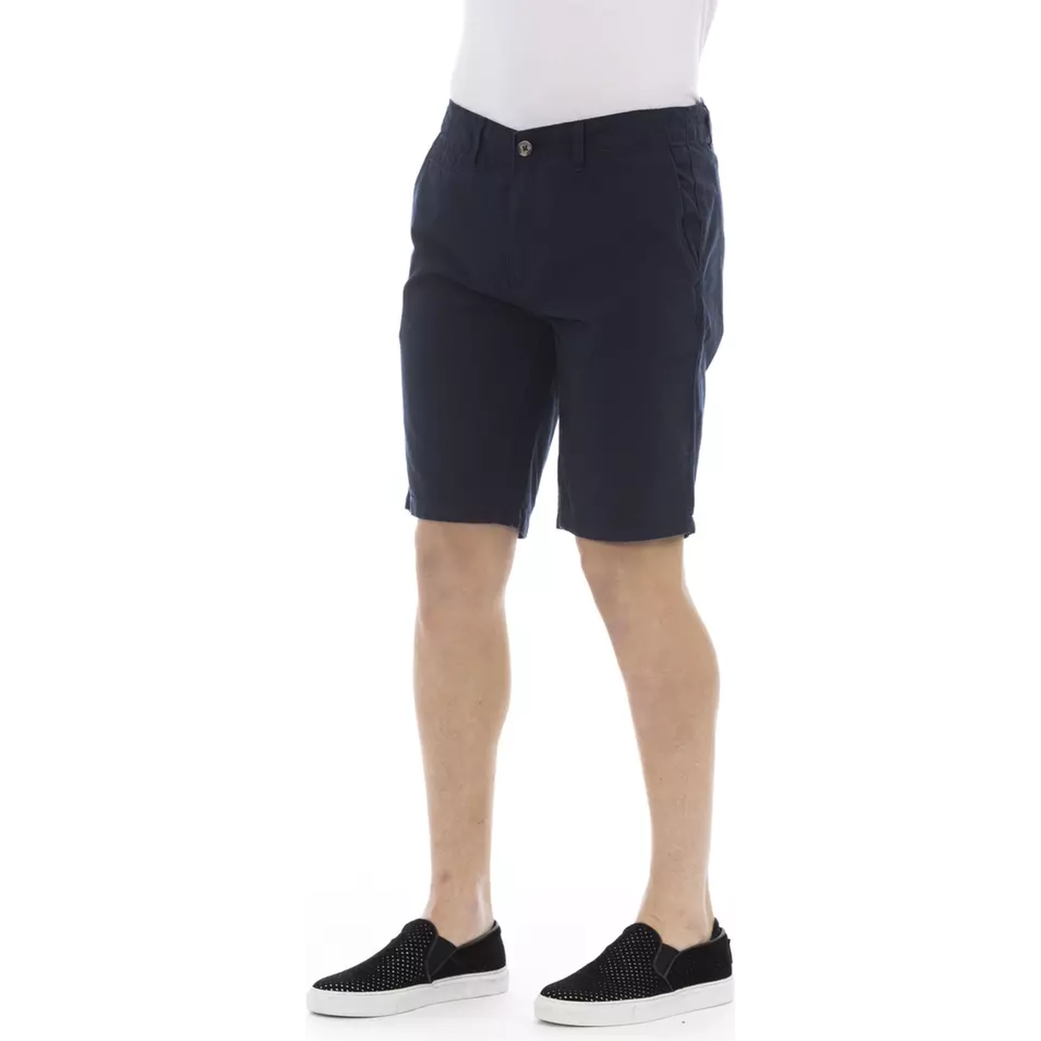 Blue Cotton Short