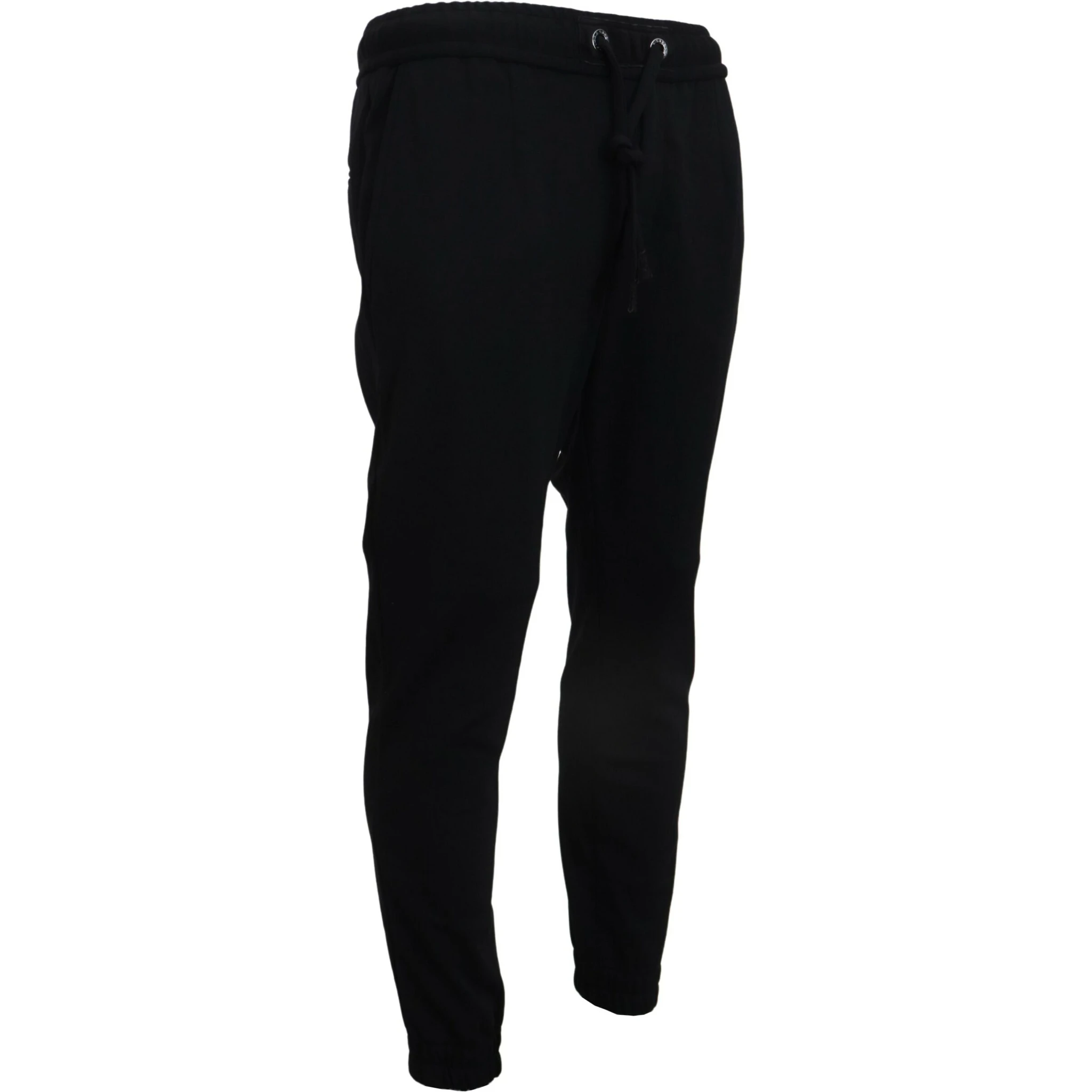 Black Mens Sport Wool Sweatpants Pants