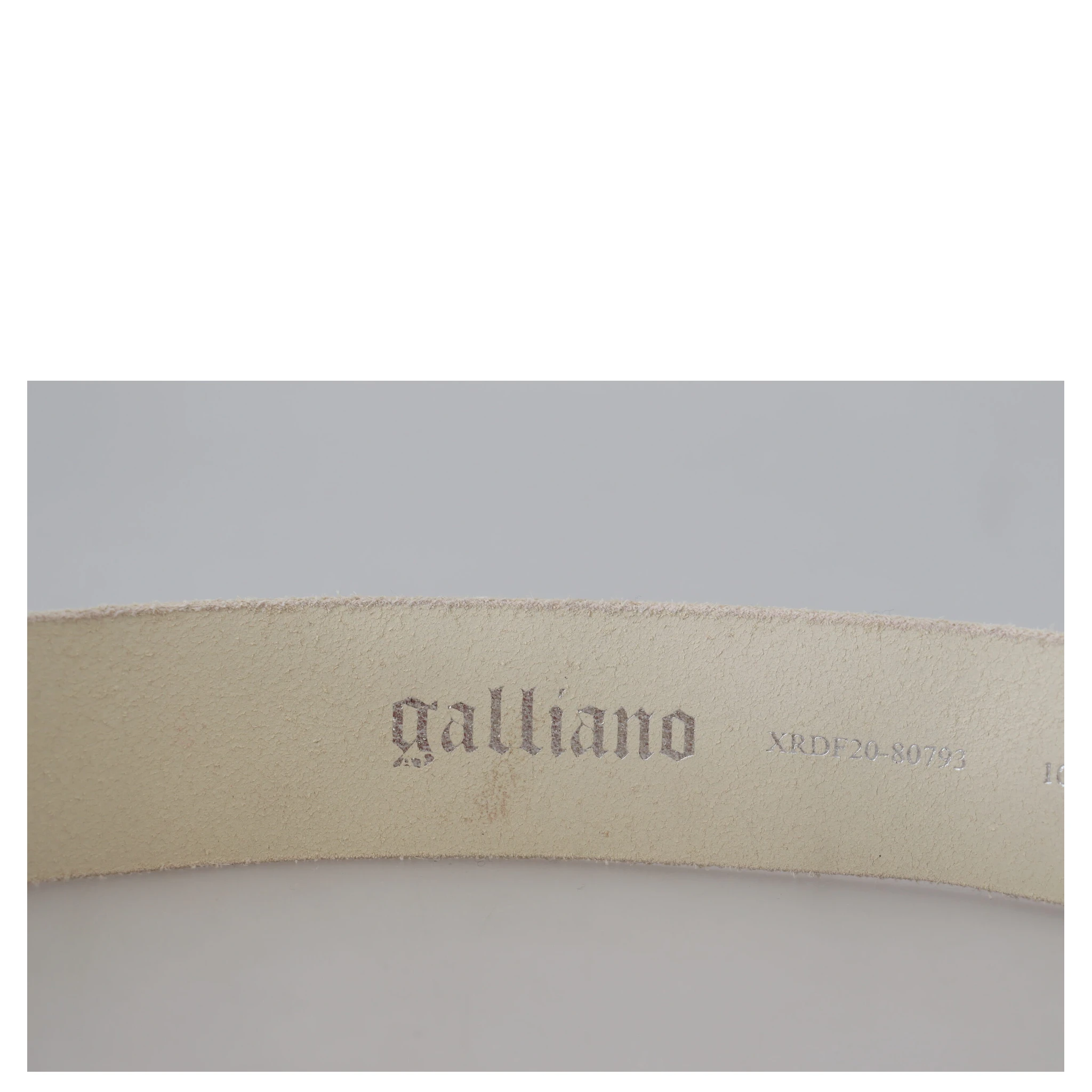 Pink Leather Letter Logo Round Buckle Waist Belt
